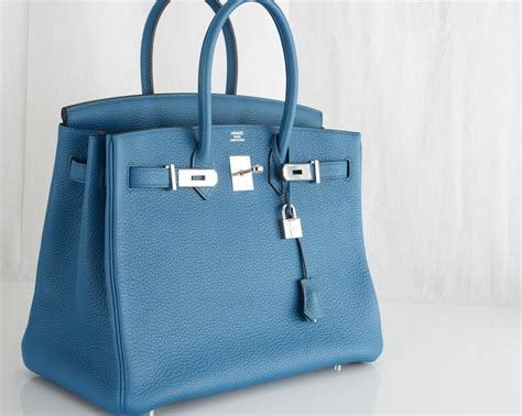 hermes blue birkin handbag|blue birkin bag cost.